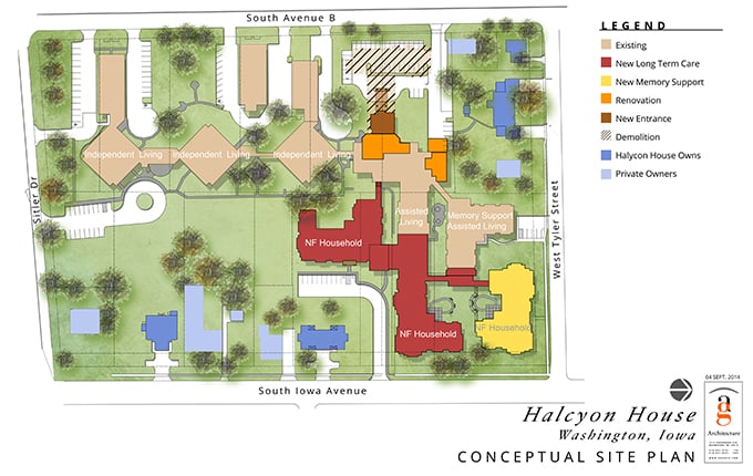 Iowa Department of Public Health Approves Halcyon House Plan for Expansion and Renovation