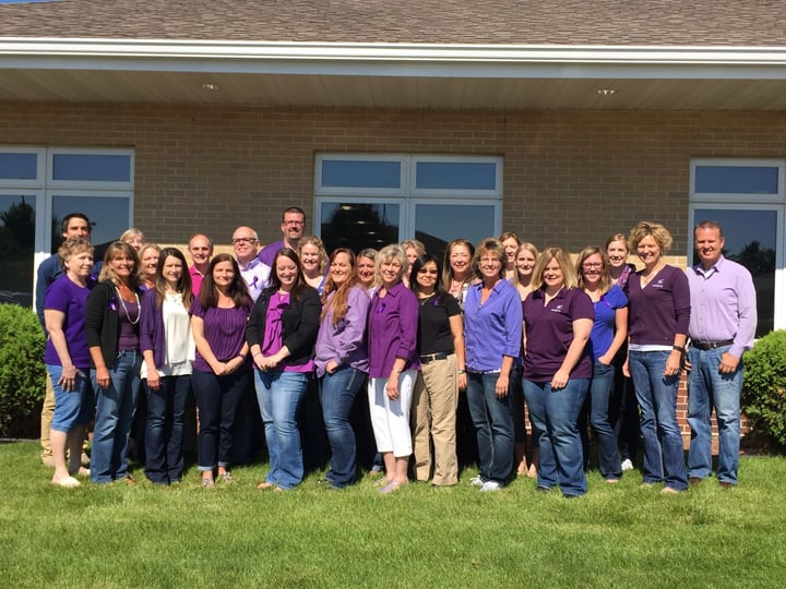 WesleyLife team members, volunteers, residents and program participants